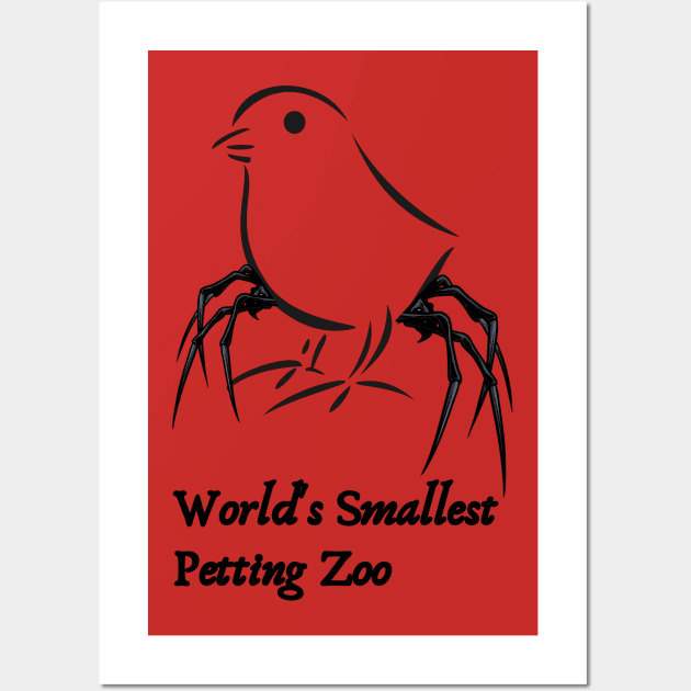 World's Smallest Petting Zoo Wall Art by SardyHouse